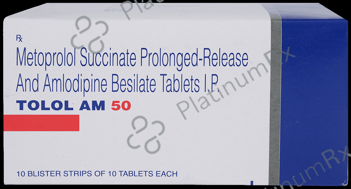 Tolol AM 50 5/50mg Tablet PR 10s