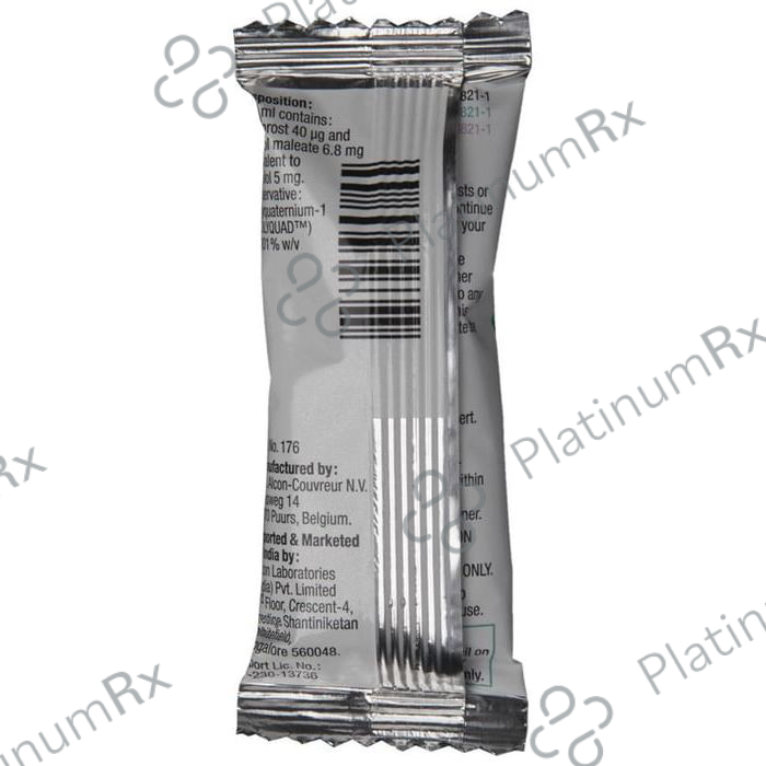 Travacom 5mg/40mcg Eye Drop 1s