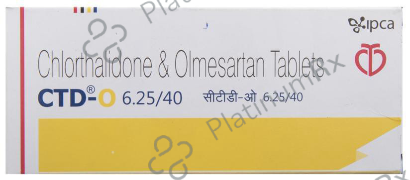 CTD O 6.25/40mg Tablet 10s