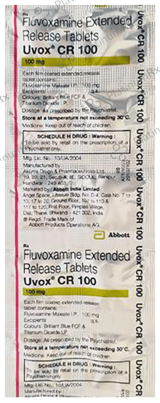 Uvox CR 100mg Tablet 10s