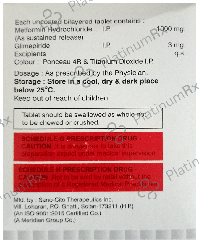 Zymride M 3 Forte Tablet PR