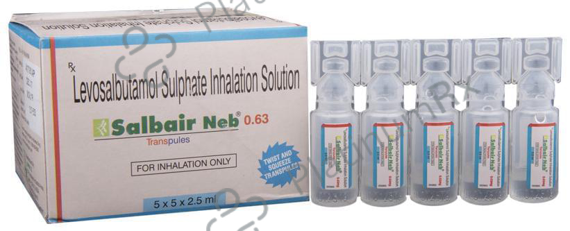 Salbair Neb 0.63 Transpules Solution for inhalation