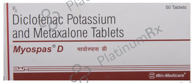 Myospas D 50/400mg Tablet 10s