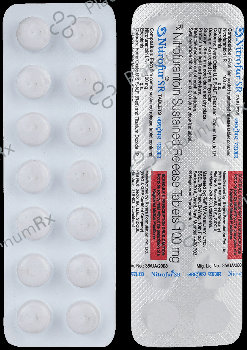 Nitrofur 100mg Tablet SR 14s