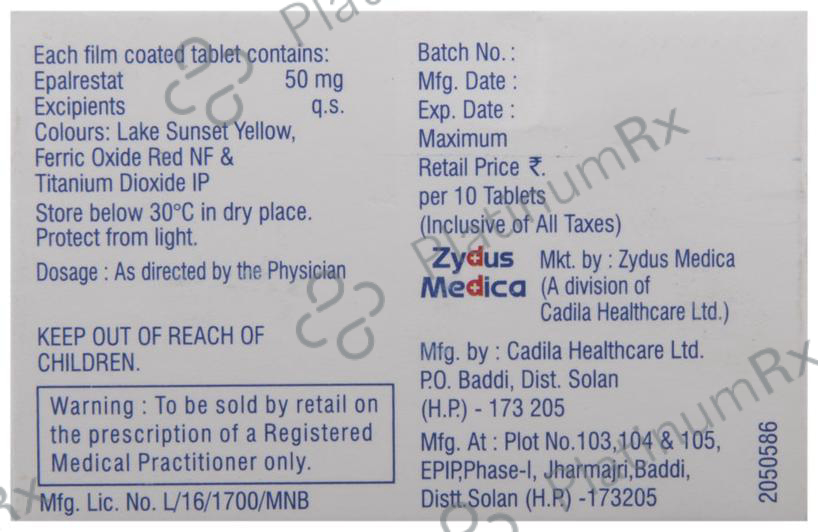 Aldonil 50mg Tablet 10s