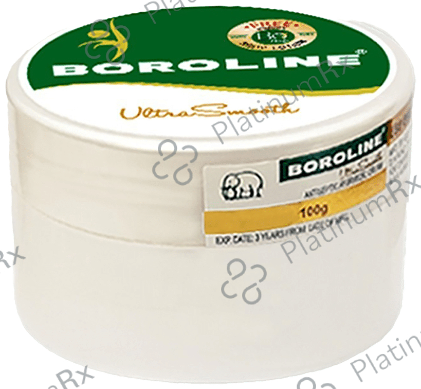 Boroline Ultra Smooth Cream - Moisturises, Heals, Protects & Promotes Skin Health 100 gm