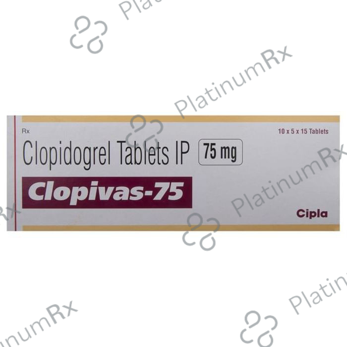 Clopivas 75mg Tablet 15s