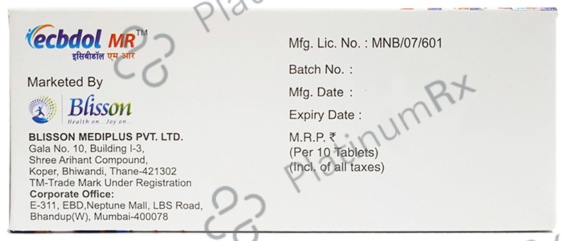 Ecbdol MR Tablet