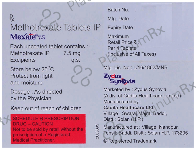 Mexate 7.5 Tablet 4 Tablet