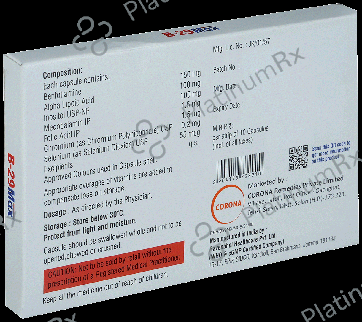 B 29Max Capsule 10 capsules