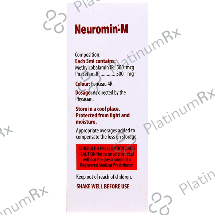 Neuromin M 500mg/500mcg Syrup 100ml