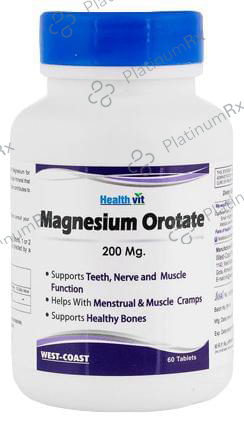 HealthVit High Absorption Magnesium Orotate 200mg Tablet