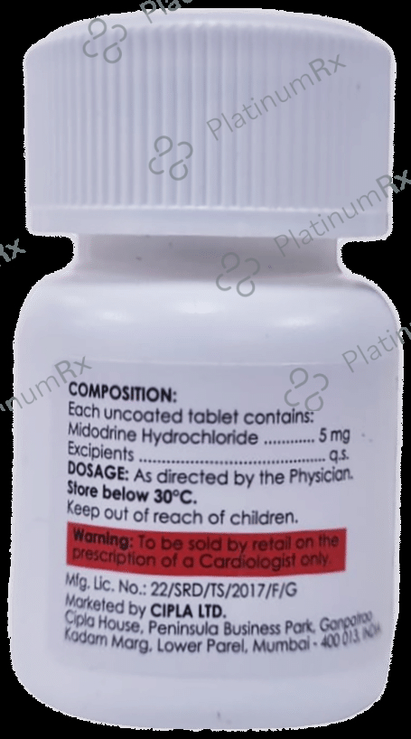 Cipmido 5mg Tablet
