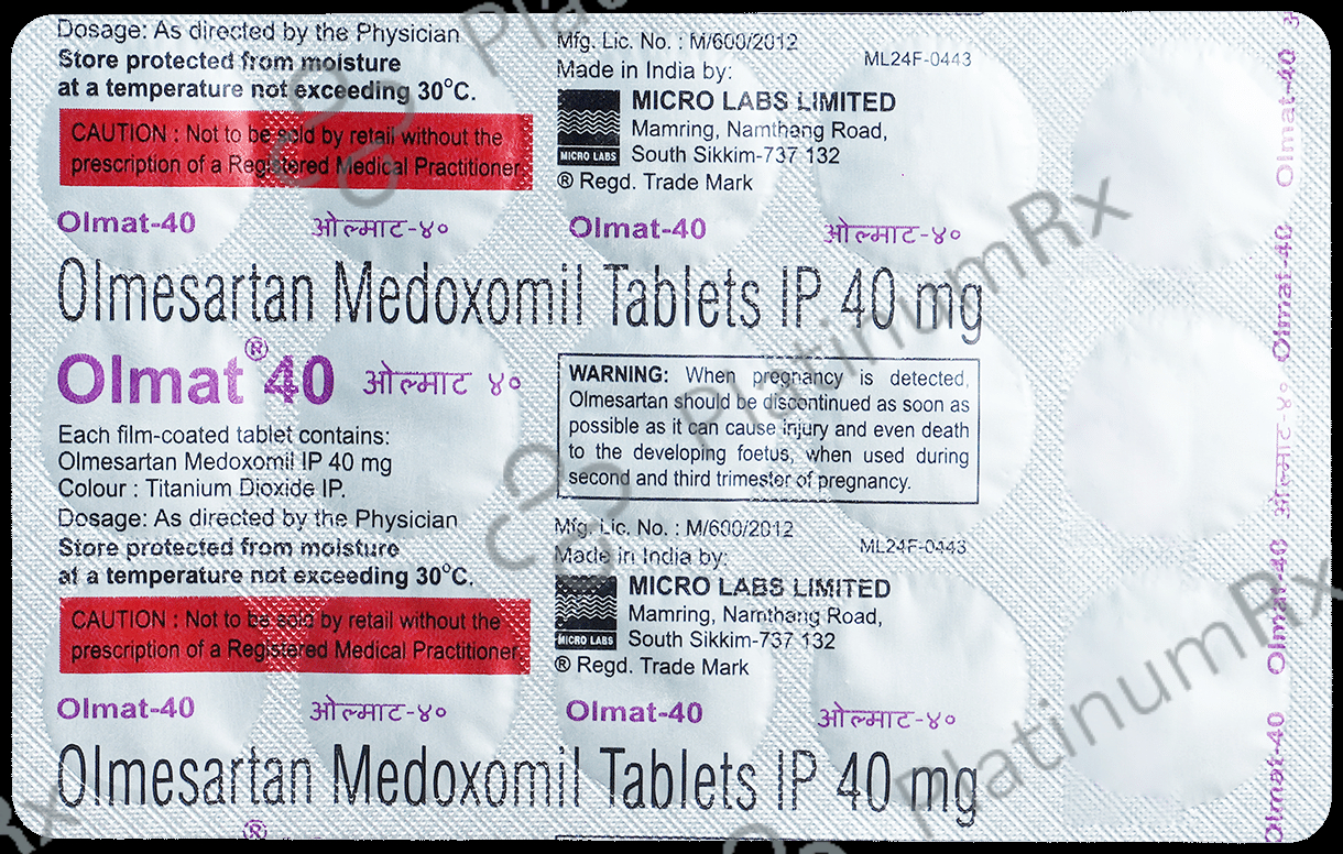 Olmat 40 Tablet 15 Tablet