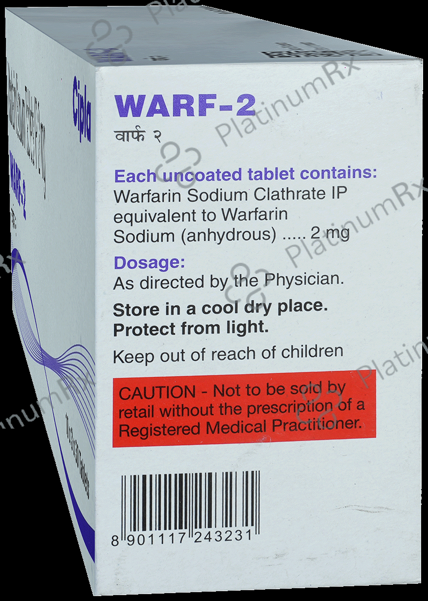 Warf 2mg Tablet 30s