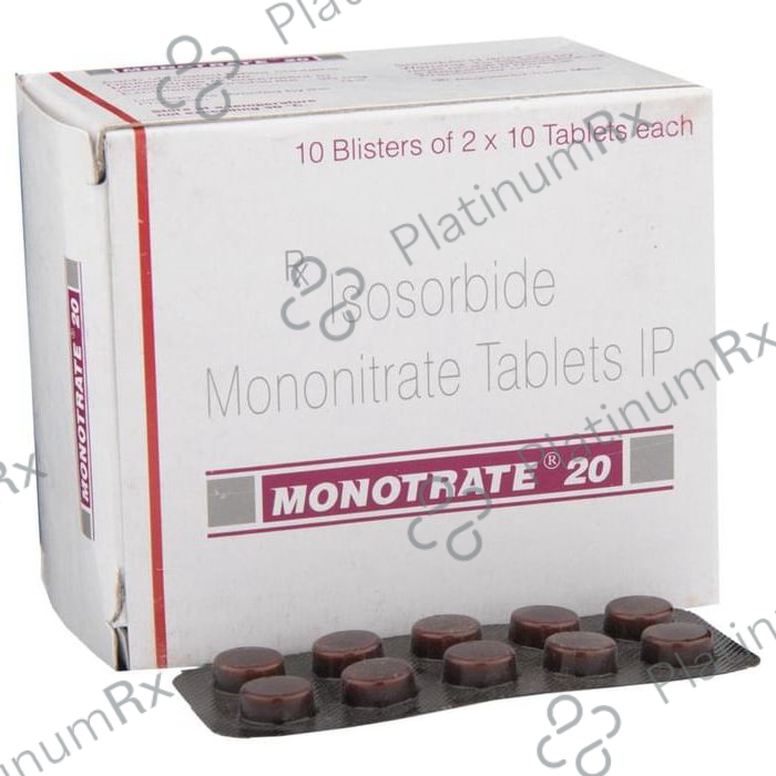 Monotrate 20mg Tablet 10s