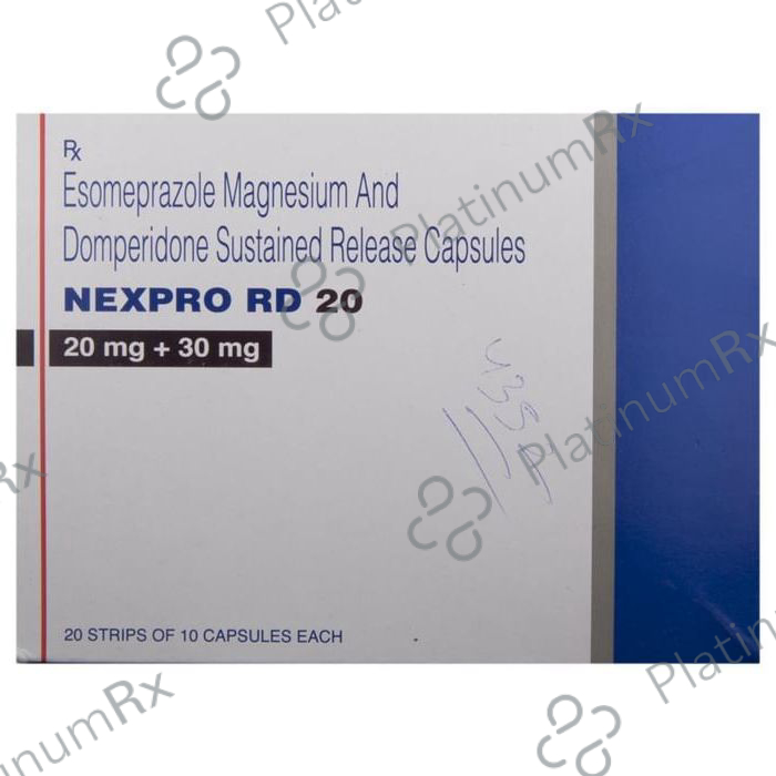 Nexpro RD 30/20mg SR Capsule 10s