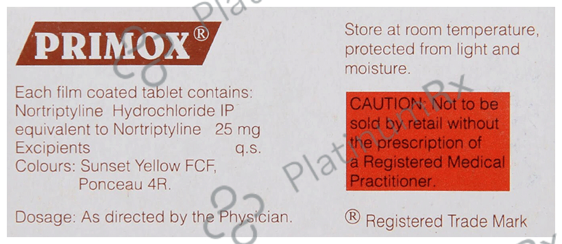 Primox 25mg Tablet 10s