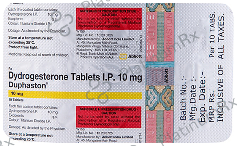 Duphaston 10mg Tablet 10s