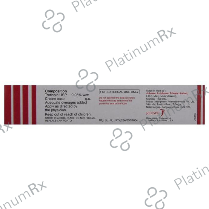 Retino A 0.05% Cream 20gm