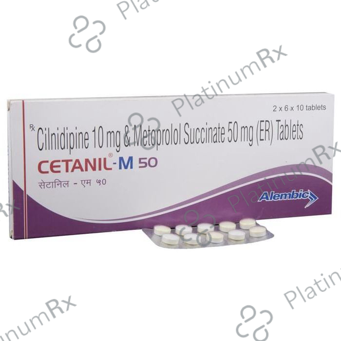 Cetanil M 10/50mg Tablet ER 10s