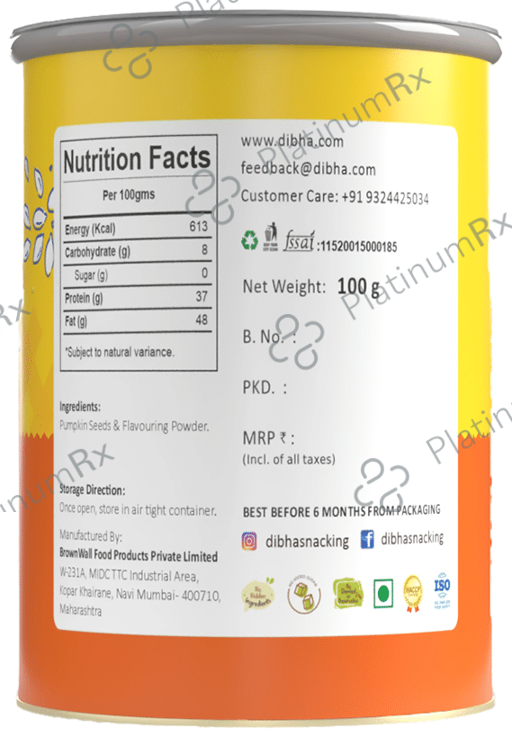 Dibha Masala Pumpkin Seeds 100 gm