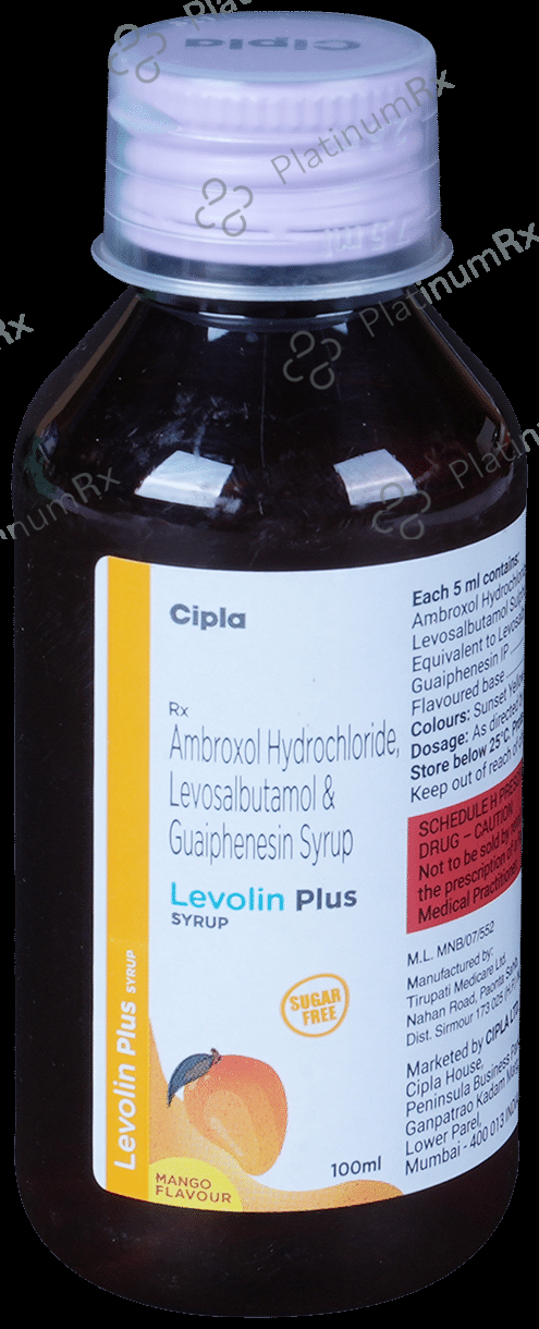 Levolin Plus Syrup Sugar Free Mango