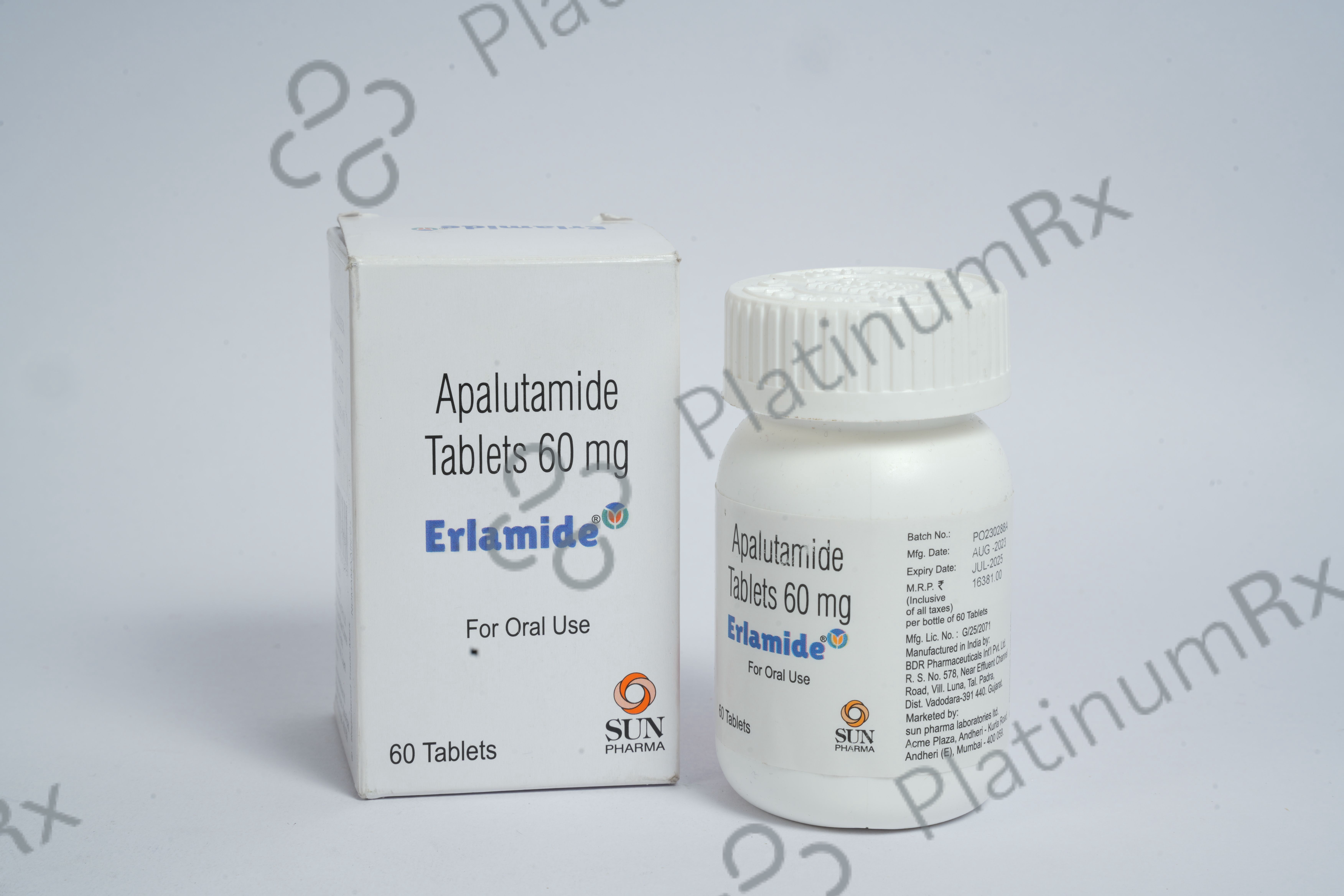 Erlamide 60mg Tablet 60s