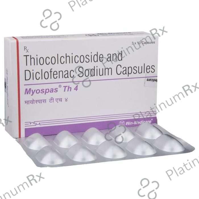 Myospas TH 50/4mg Capsule 10s