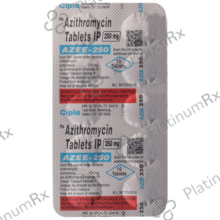 Azee 250mg Tablet 10s