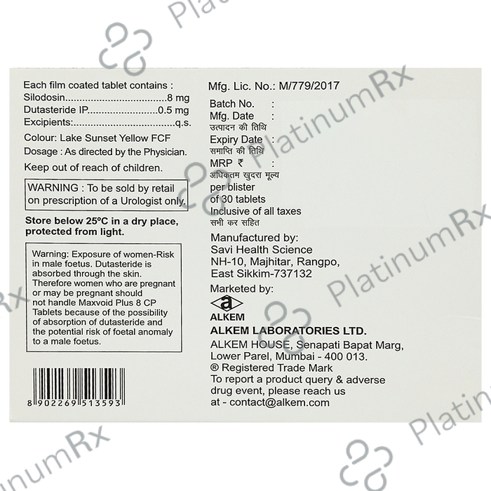 Maxvoid Plus 8 CP Tablet