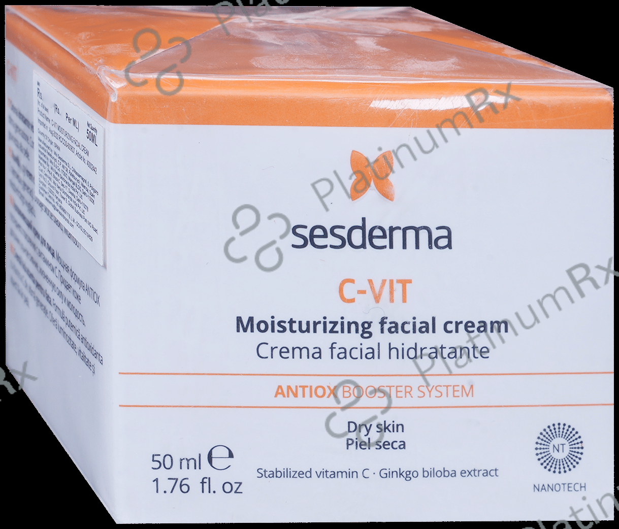 Sesderma C-Vit Moisturizing Facial Cream - Antiox Booster System for Dry Skin