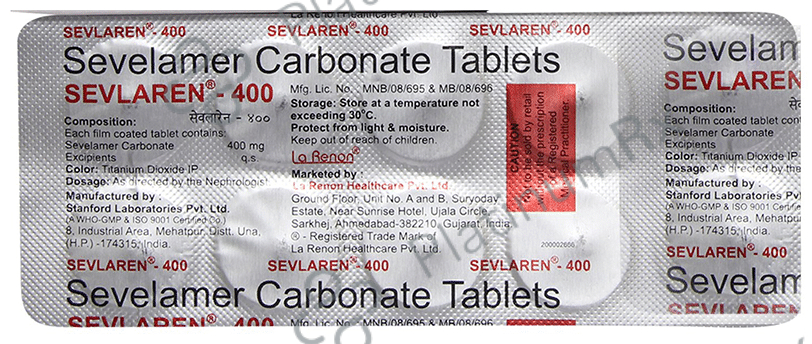Sevlaren 400mg Tablet 10s