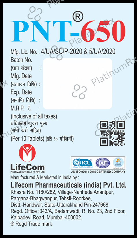 Pnt 650 Tablet