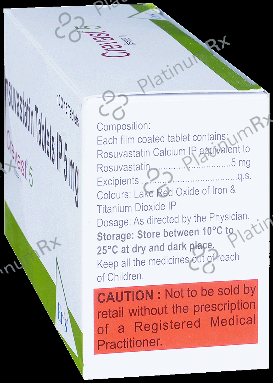 Crevast 5mg Tablet 15s