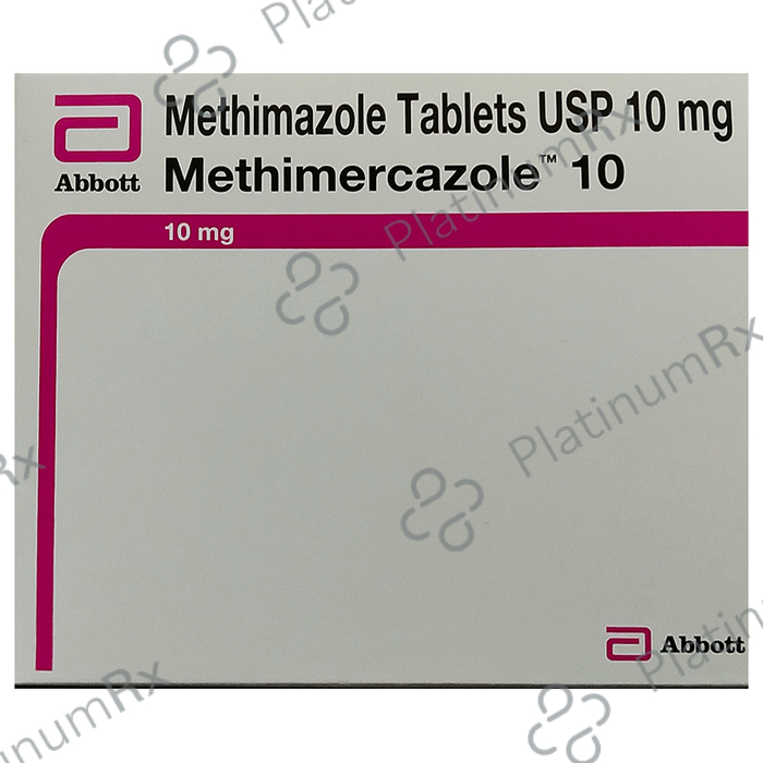 Methimercazole 10mg Tablet 30s