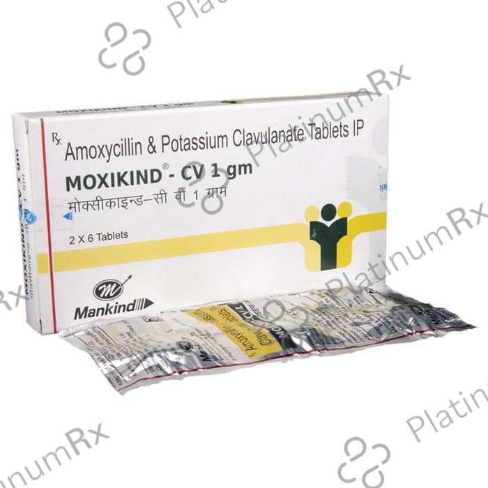Moxikind CV 1gm 875/125mg Tablet 6s