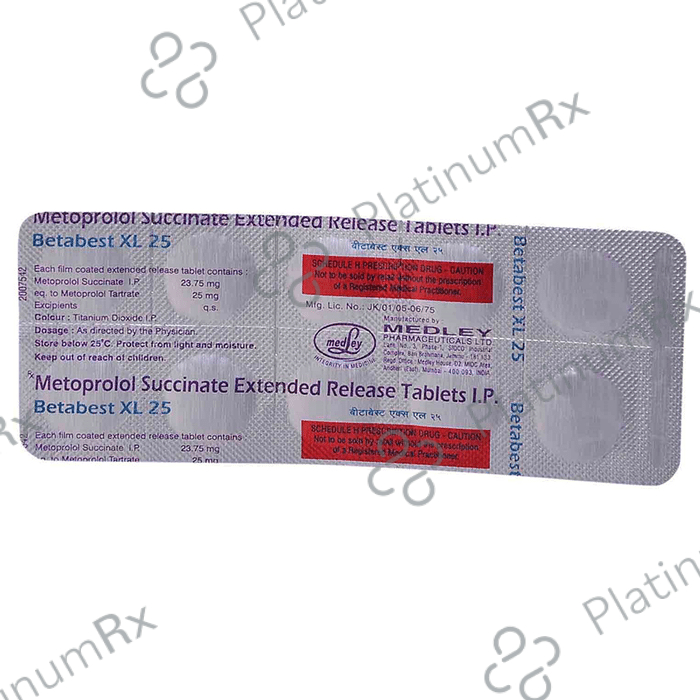 Betabest XL 25mg Tablet 10s