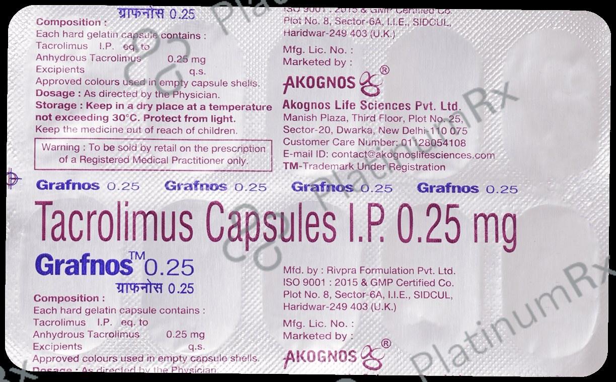Grafnos 0.25mg Capsule