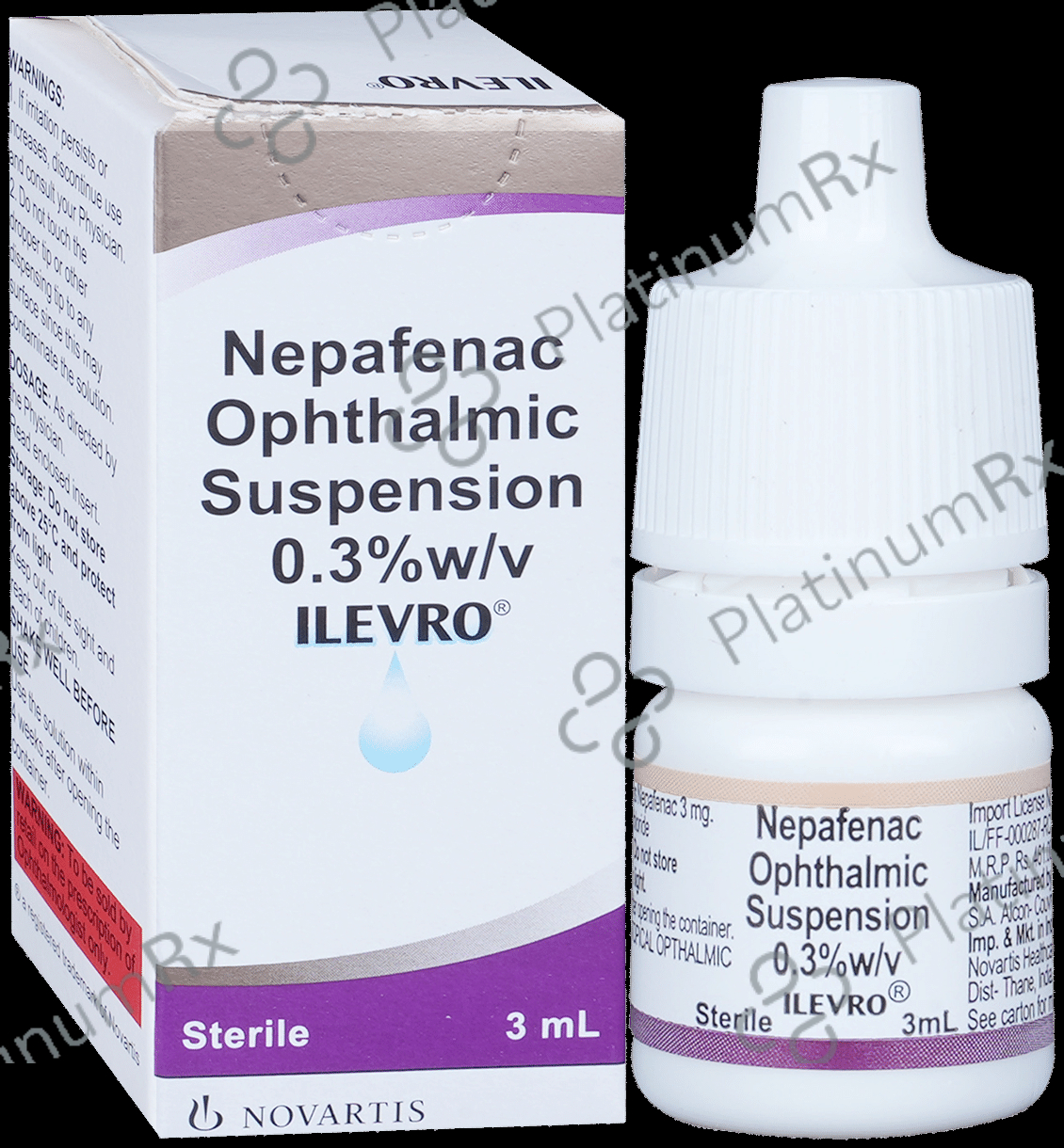 Ilevro 0.3% Ophthalmic Suspension 3ml