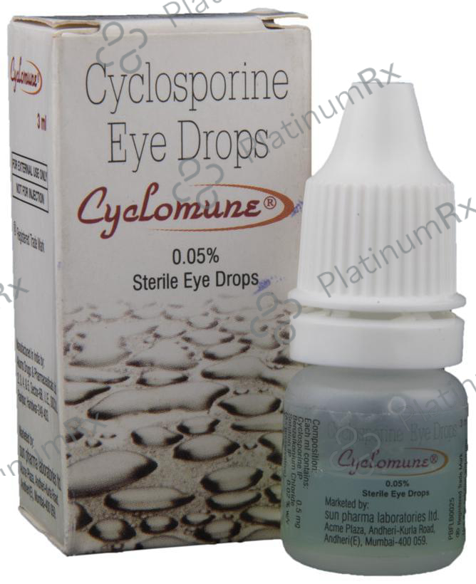 Cyclomune 0.05% Eye Drop 3ml