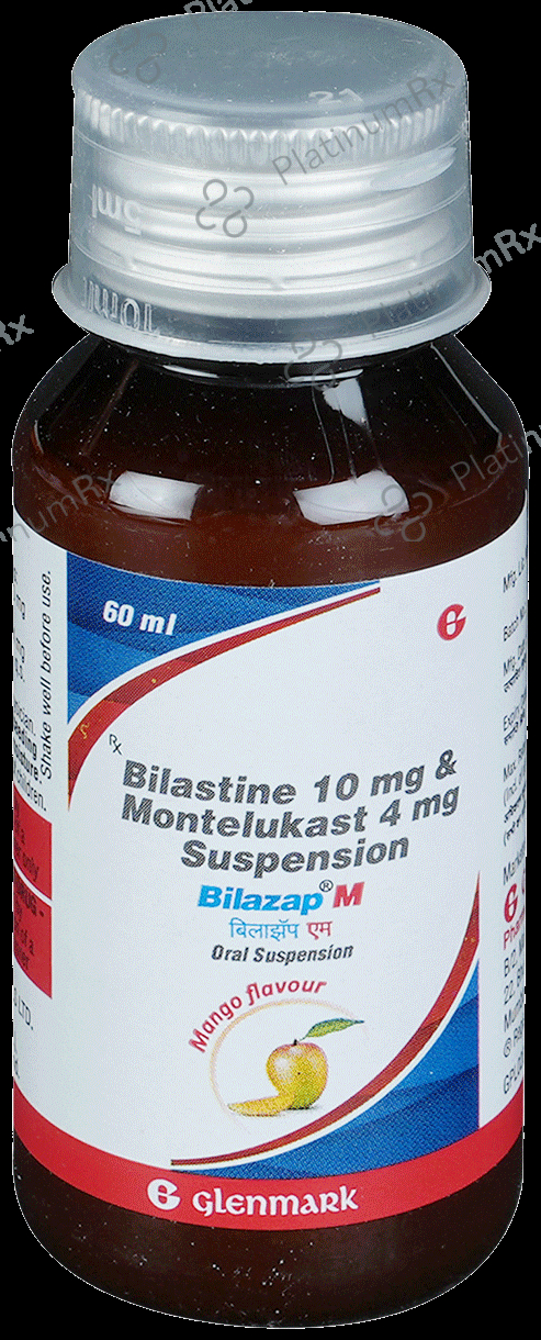 Bilazap M Mango 10/4mg Oral Suspension 60ml