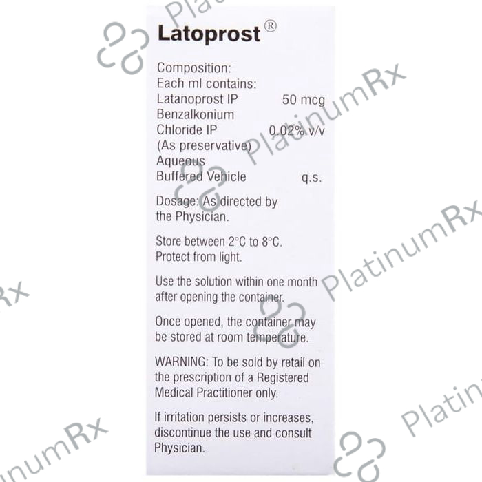 Latoprost 0.005% Eye Drop 2ml