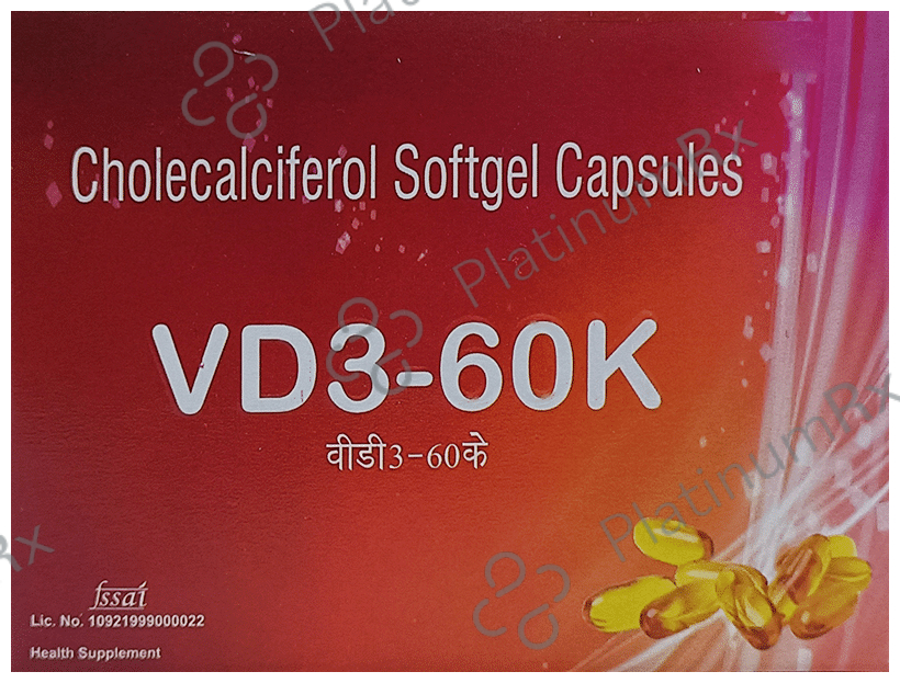 VD3 60K Soft Gelatin Capsule
