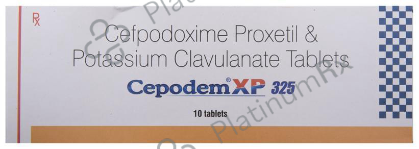 Cepodem XP 325 200/125mg Tablet 10s