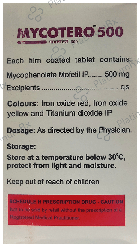Mycotero 500mg Tablet 10s