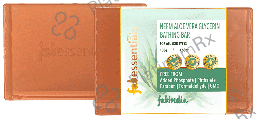 Fabessentials Neem Aloe Vera Glycerin Bathing Bar