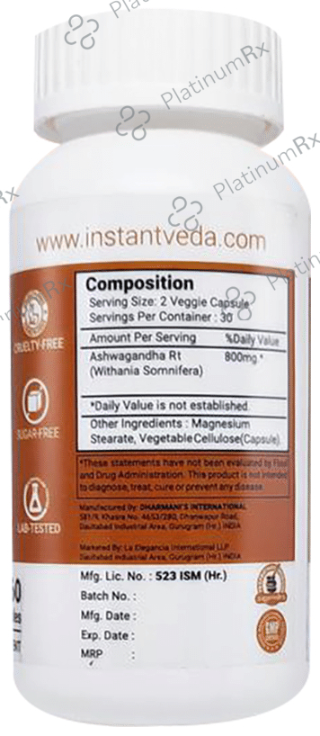 Instant Veda Ashwagandha Capsule