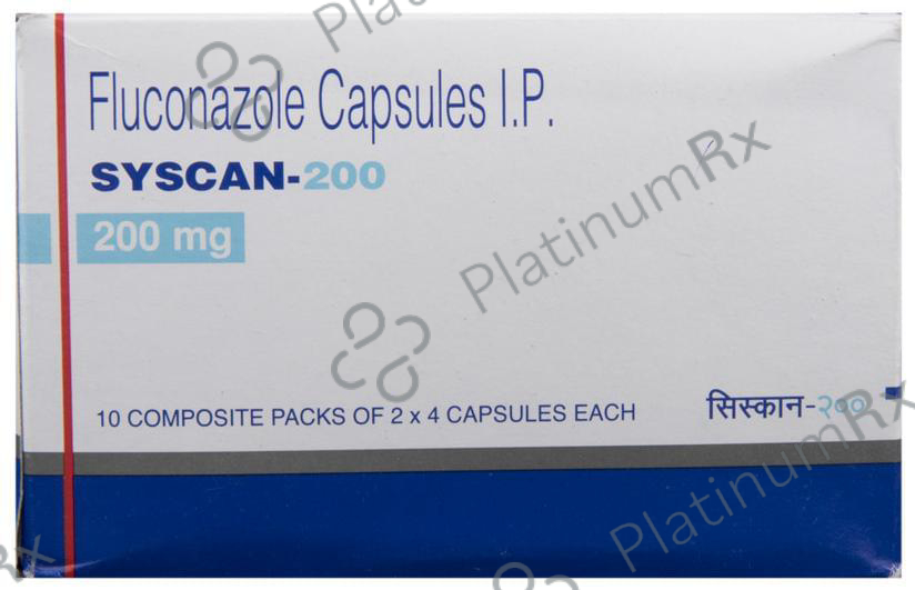 Syscan 200mg Capsule 4s