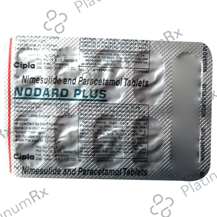 Nodard Plus 100/325mg Tablet 10s